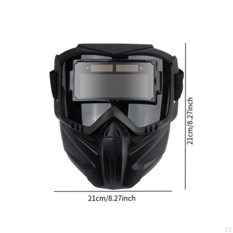 Maschera per Saldatura con Oscuramento Automatico 0,1 ms – Smontabile in 2 Parti, Protezione Totale