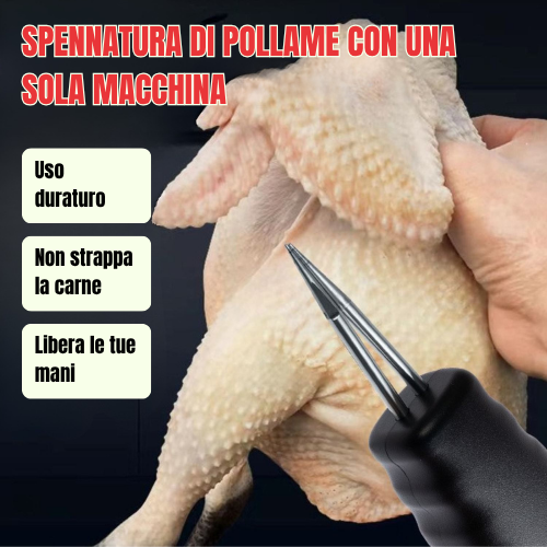 Spennapolli Portatile E Manuale – Include Caricabatterie