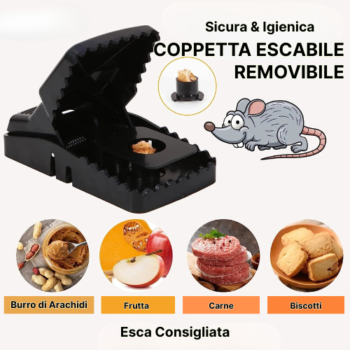 BestSeller™ – Trappola a Scatto per Topi – Robusta e ad Alta Resistenza