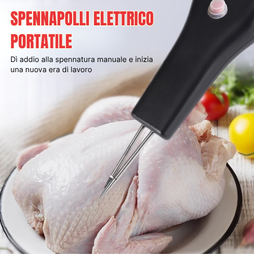 Spennapolli Portatile E Manuale – Include Caricabatterie