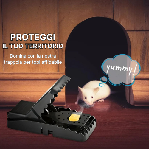 BestSeller™ – Trappola a Scatto per Topi – Robusta e ad Alta Resistenza