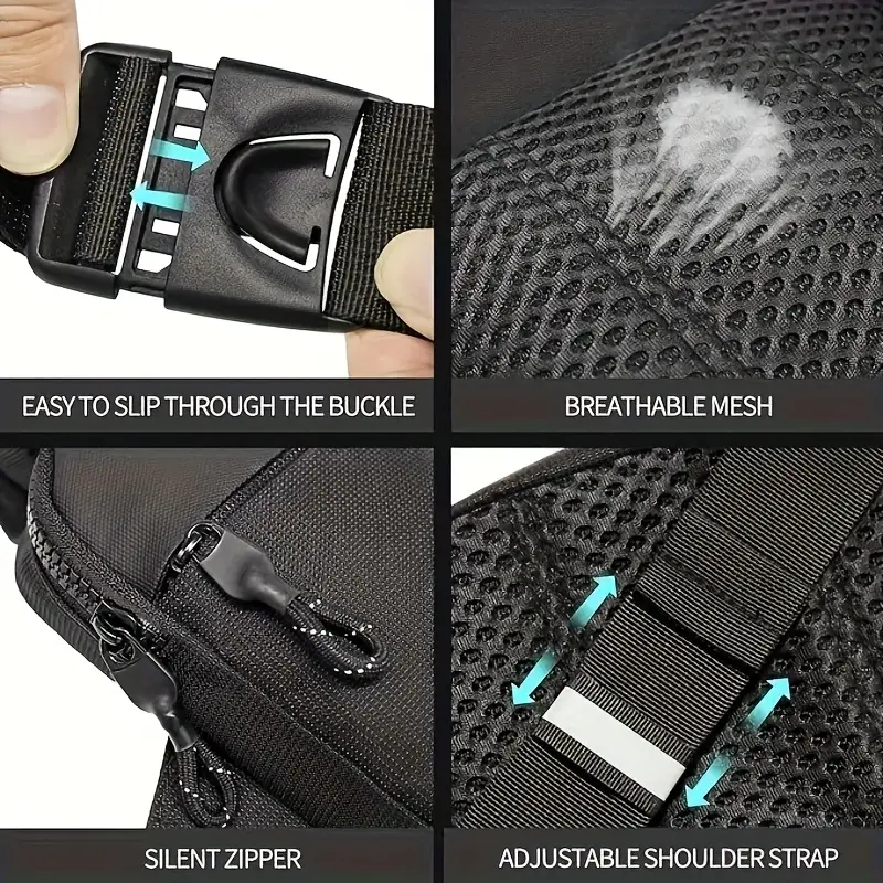 Borsa a Tracolla Antifurto da Viaggio - Tecnologia di Blocco RFID.