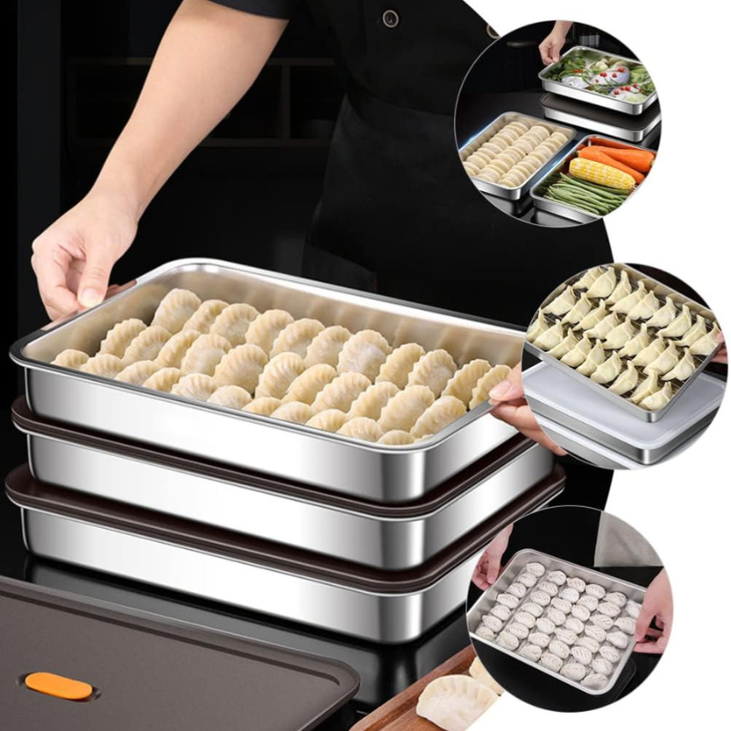✨Contenitore ermetico multifunzionale in acciaio inox 316 (22cm*15cm*6cm)