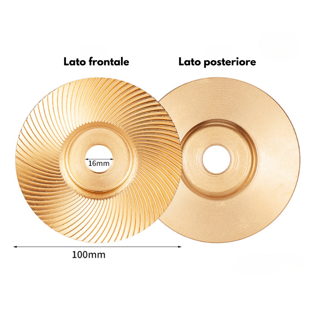 DISCO ABRASIVO SUPERFICIE INCLINATA – PIÙ RESISTENTE, PIÙ AFFILATO, LEVIGATURA 3 VOLTE PIÙ RAPIDA