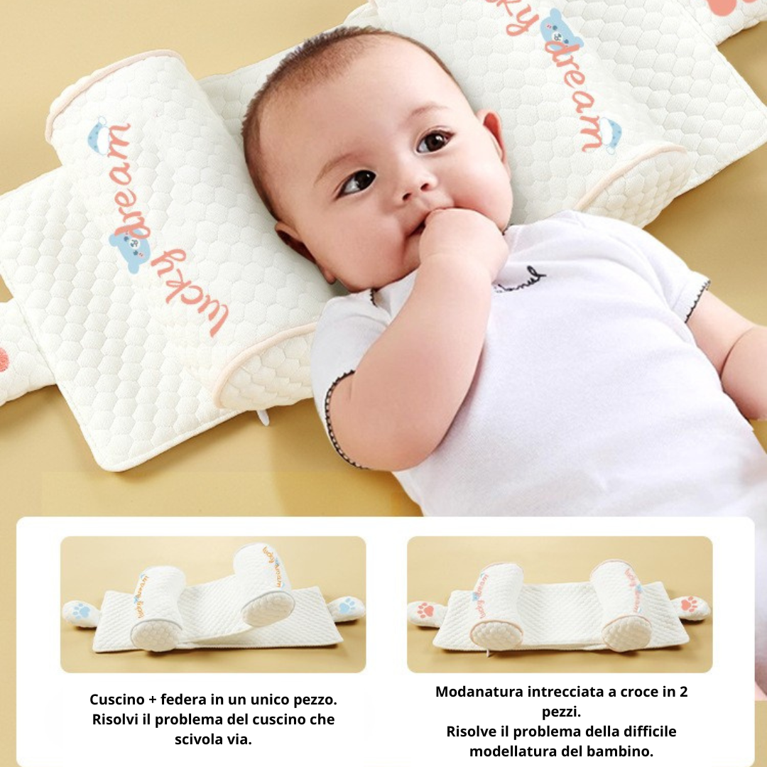 Cuscino Anti-Inclinazione – Protegge La Colonna Vertebrale E Previene La Testa Piatta Del Tuo Bambino