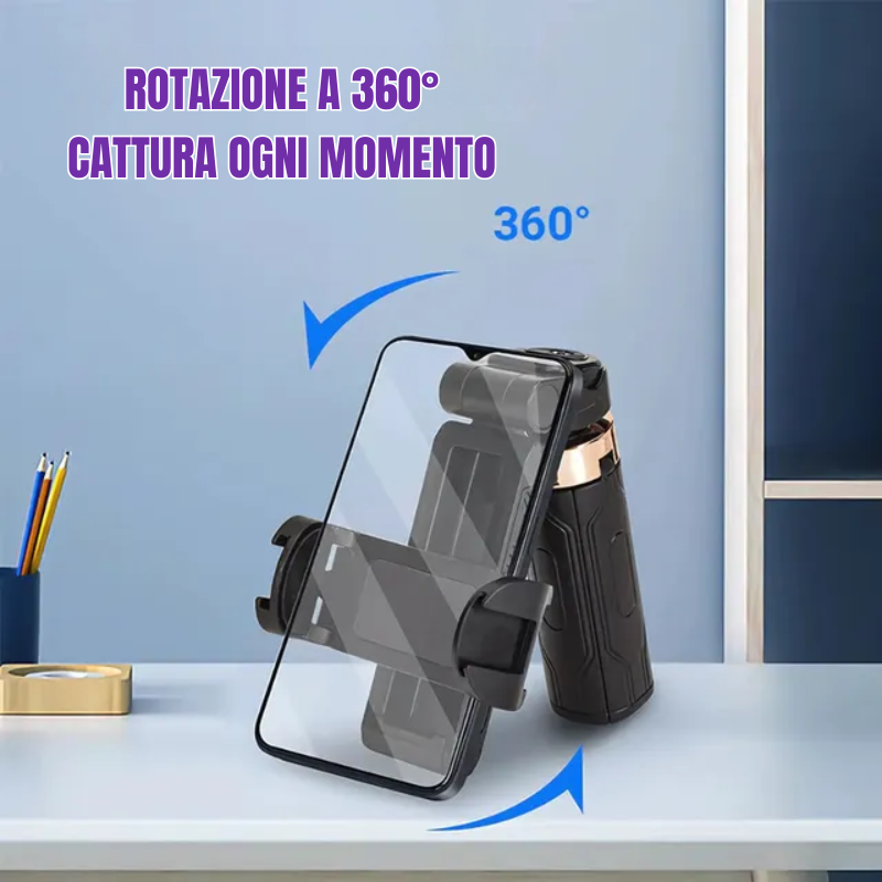 Pocketflex Mini Tripod 2025 📷 Treppiede e selfie stick 3 in 1 con telecomando Bluetooth per catturare momenti indimenticabili
