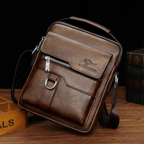 Borsa a Tracolla in Pelle Premium da Uomo