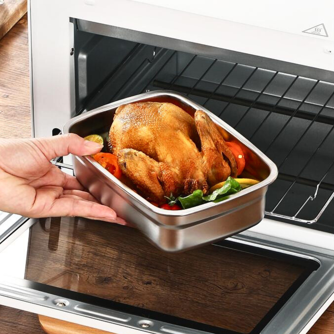 BestSeller™ - Scatola Per Alimenti Sottovuoto Antibatterica In Acciaio Inox 316 (19x14x6cm)