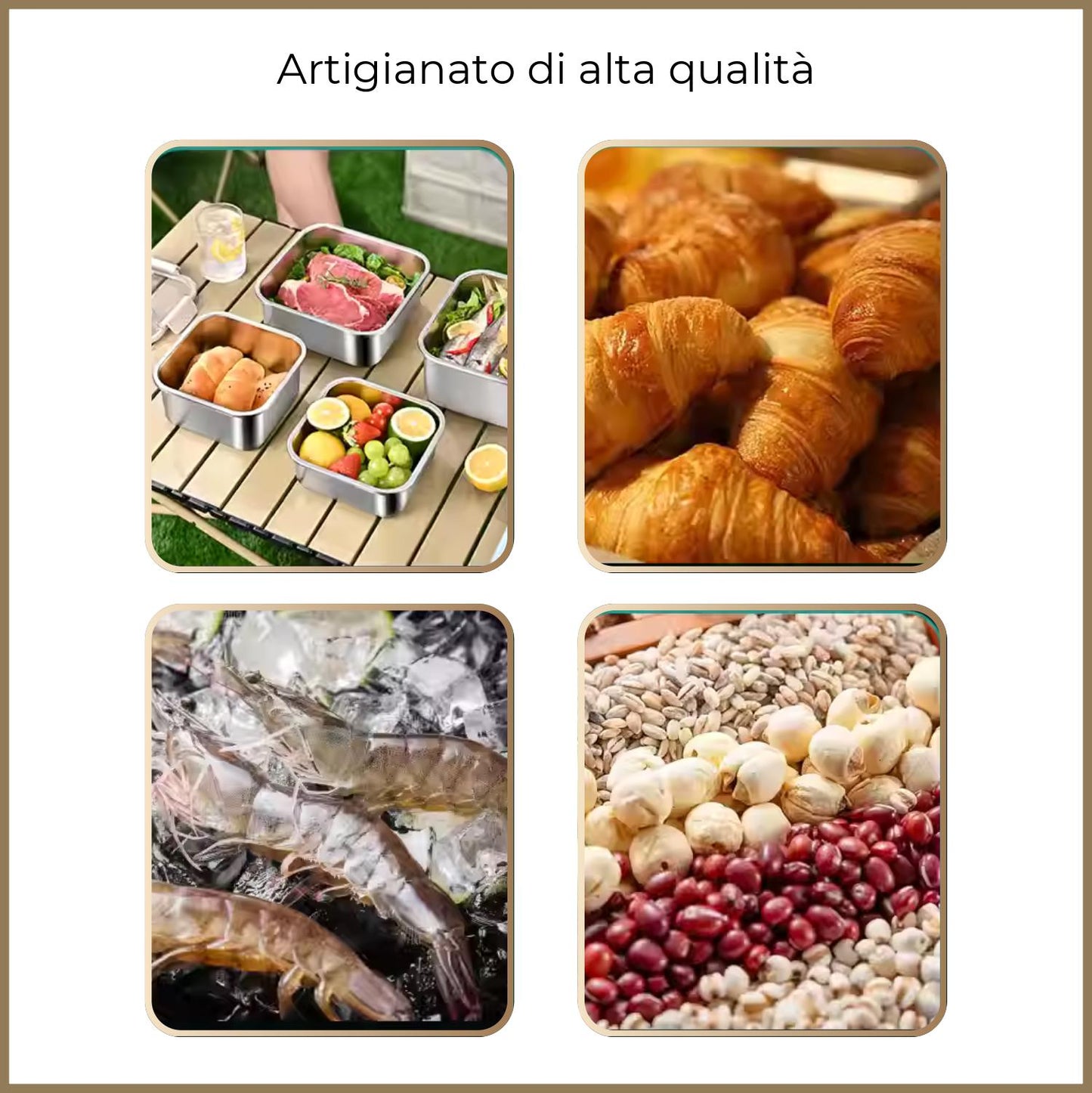 Scatola Per Il Pranzo In Acciaio Inossidabile Contenitore Per Alimenti A Prova Di Perdite 2500ml