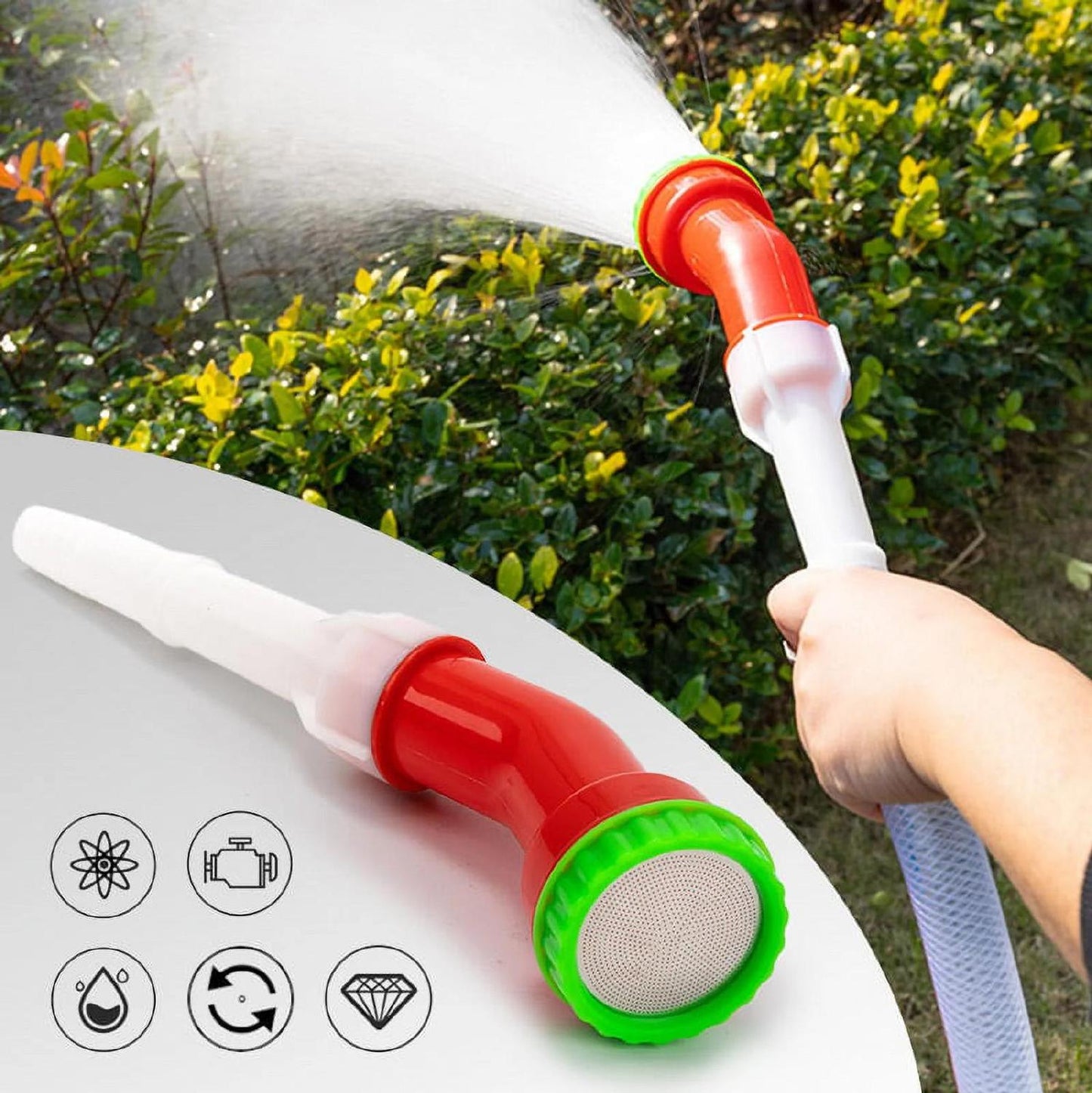 Nuovo 1000 Rete Di Irrigazione Per Piantine Da Giardino Agricolo Con Tubi D'acqua Ad Alta Pressione, Pistola Ad Acqua Nebulizzata