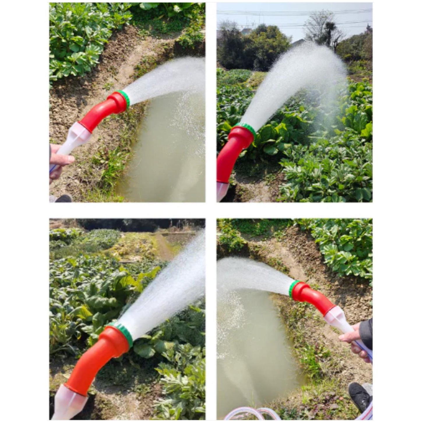 Nuovo 1000 Rete Di Irrigazione Per Piantine Da Giardino Agricolo Con Tubi D'acqua Ad Alta Pressione, Pistola Ad Acqua Nebulizzata
