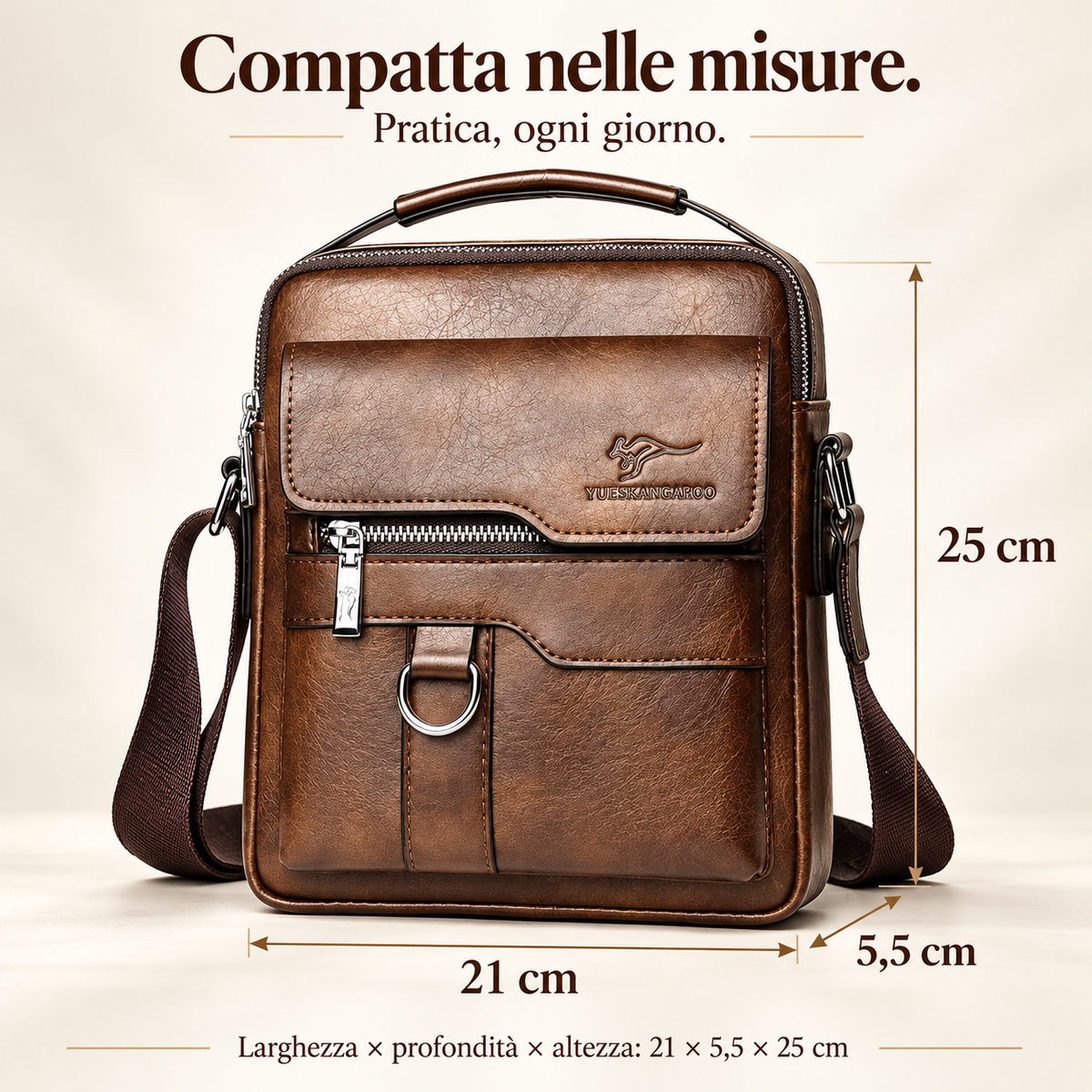 Borsa a Tracolla in Pelle Premium – Eleganza Senza Tempo