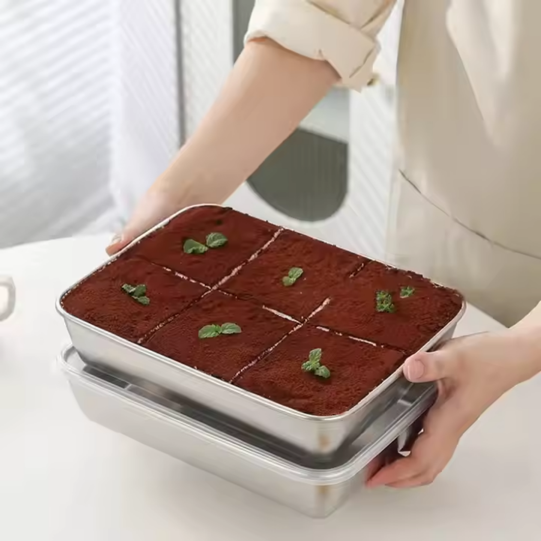 Contenitore per Alimenti in Acciaio Inox 304 – Freschezza Prolungata e Massima Sicurezza