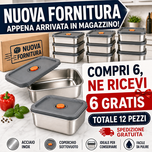 Vassoio in acciaio inossidabile 316 – Soluzione sicura e pratica per conservare gli alimenti (19x14x6cm)