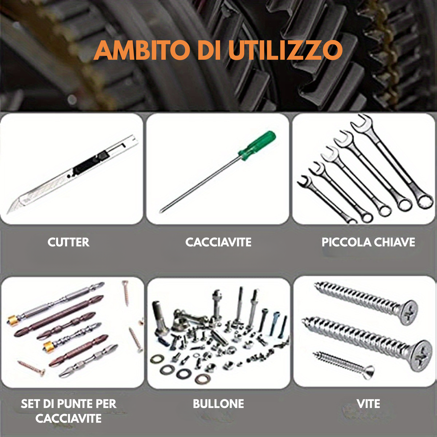 Bracciale magnetico porta viti e attrezzi