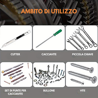 Bracciale magnetico porta viti e attrezzi
