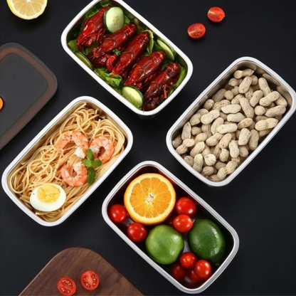 Contenitore Ermetico Sottovuoto 1000ml | Salva-Freschezza | Anti-Odore, Impilabile