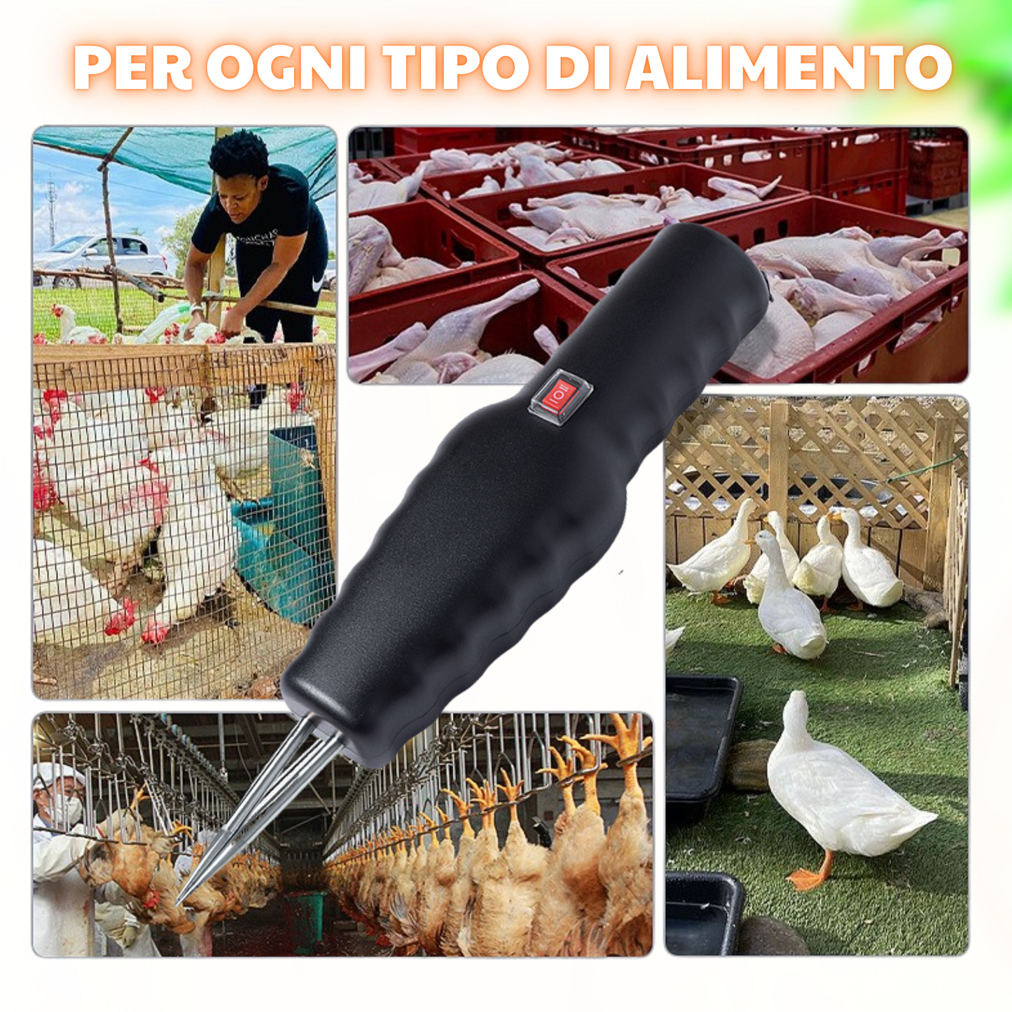 Spennapolli Portatile e Manuale