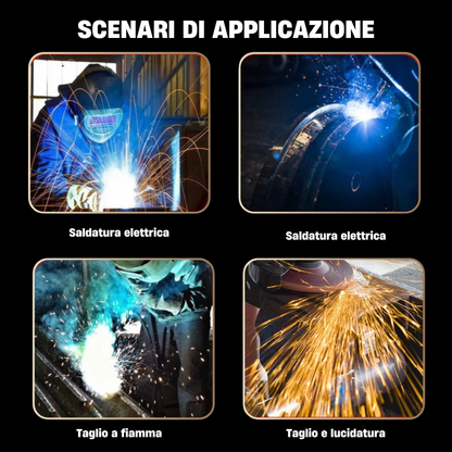 Visiera Protettiva Anti-Polvere, Anti-Nebbia e Anti-Schegge