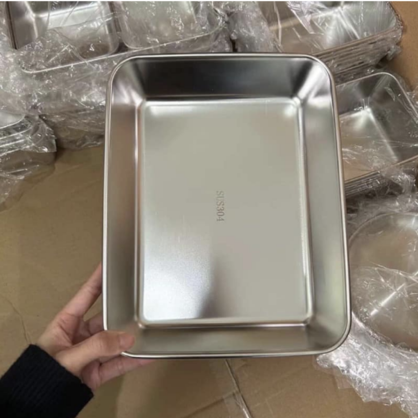 VASSOIO IN ACCIAIO INOX 304 PREMIUM Mantiene gli alimenti freschi fino a 5× più a lungo