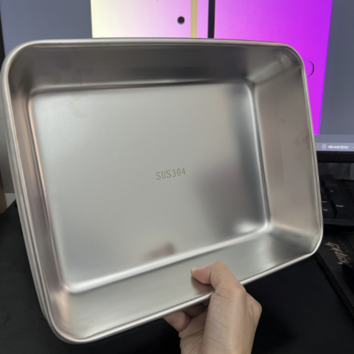 VASSOIO IN ACCIAIO INOX 304 PREMIUM Mantiene gli alimenti freschi fino a 5× più a lungo