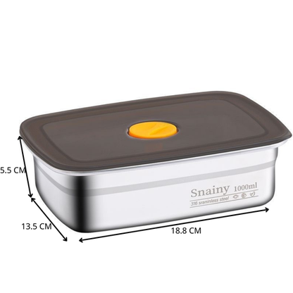 Contenitore per alimenti in acciaio 316 + sottovuoto – Freschezza garantita al 100%