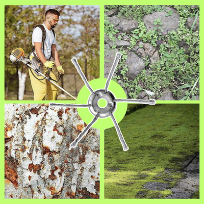 Testa per tosaerba in acciaio