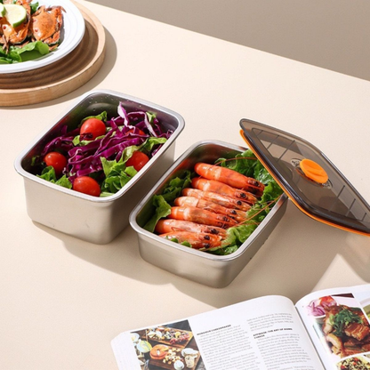 Contenitore Ermetico Sottovuoto 1000ml | Salva-Freschezza | Anti-Odore, Impilabile