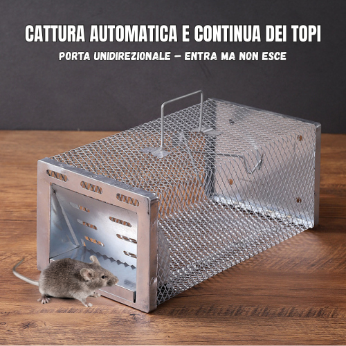 BestSeller™ - Gabbia Trappola Umana Per Topi, Mouse E Scoiattoli Vivi