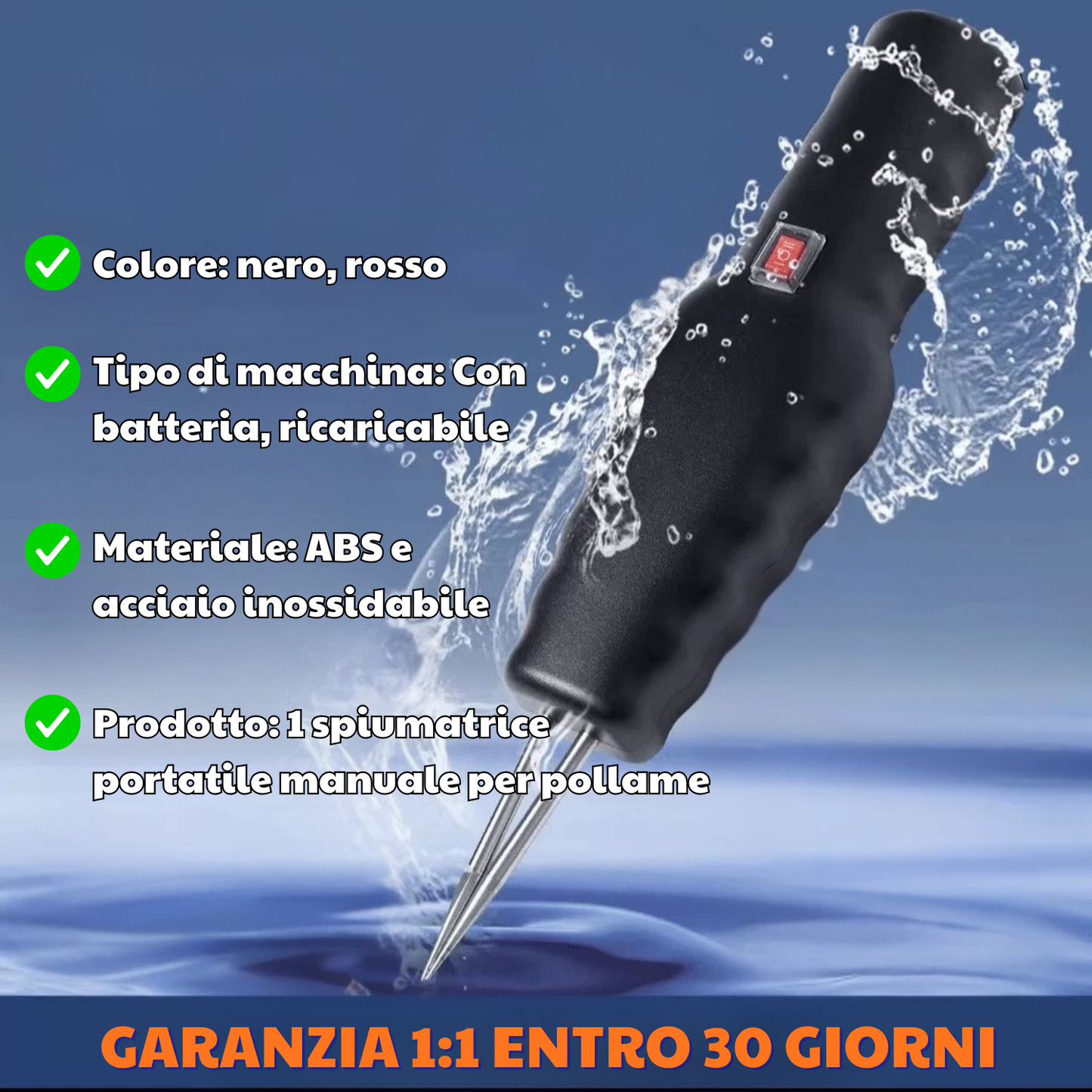 Spennapolli Portatile e Manuale