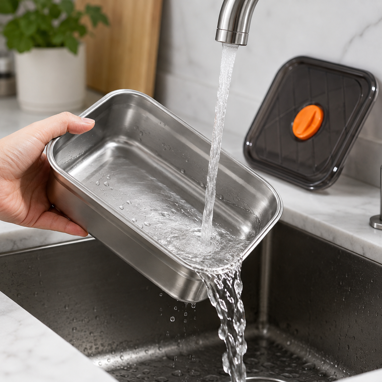Contenitore Sottovuoto In Acciaio Inox 316 — Conserva 5× Di Più
