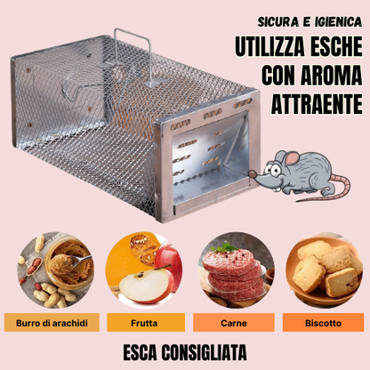 BestSeller™ - Gabbia Trappola Umana Per Topi, Mouse E Scoiattoli Vivi