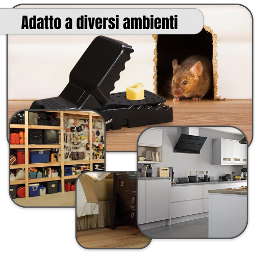 BestSeller™ – Trappola a Scatto per Topi – Robusta e ad Alta Resistenza
