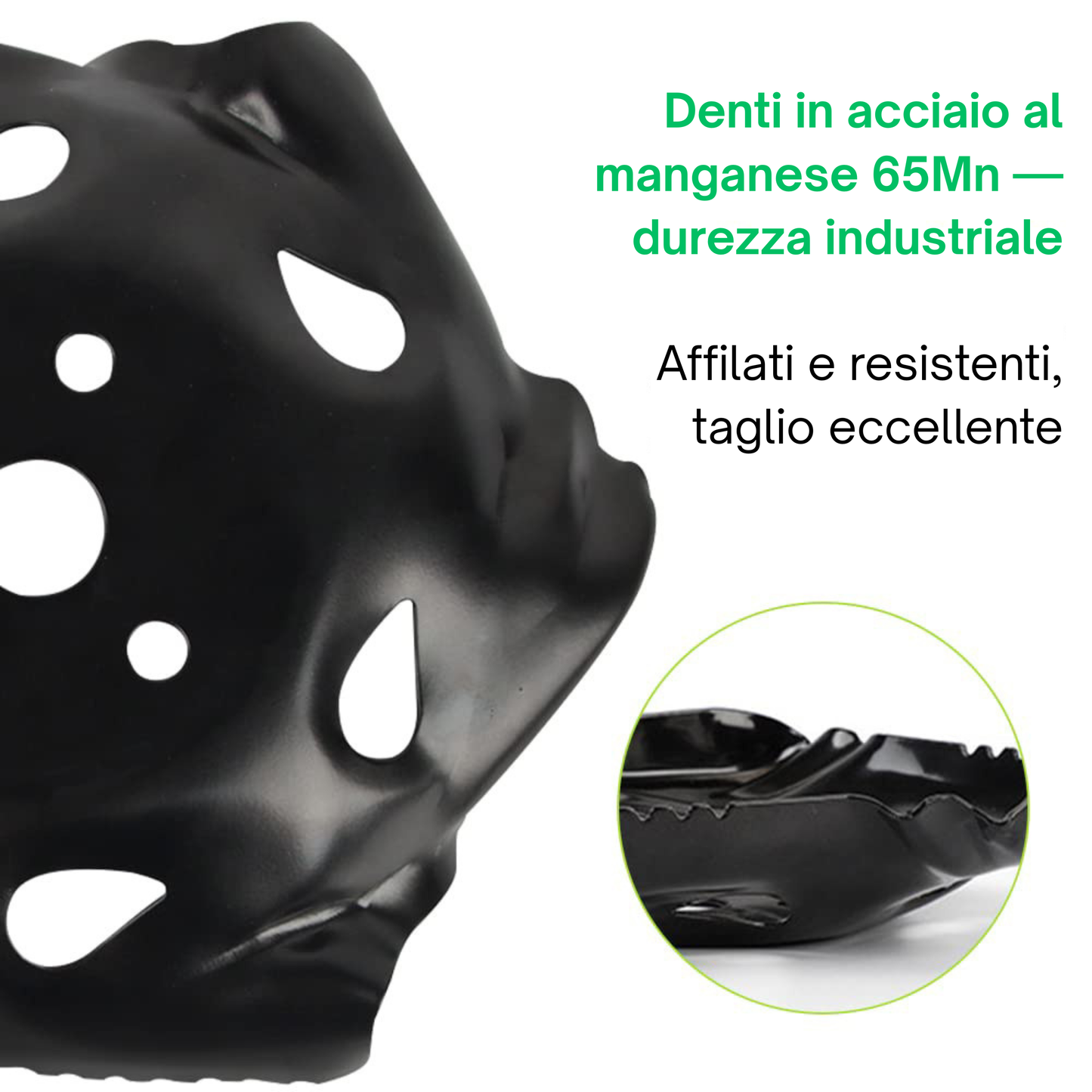 Disco Artiglio in Acciaio al Manganese — Estirpa le Erbacce alla Radice