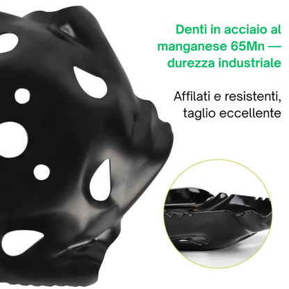 Disco Artiglio in Acciaio al Manganese — Estirpa le Erbacce alla Radice