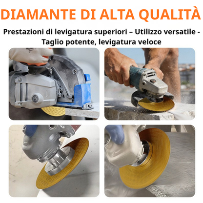 Disco Diamantato 5 in 1 – Taglia e Leviga Tutti i Materiali