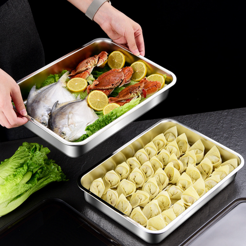 Contenitore ermetico per alimenti in acciaio inox 304 – formato grande (22×15×6 cm)