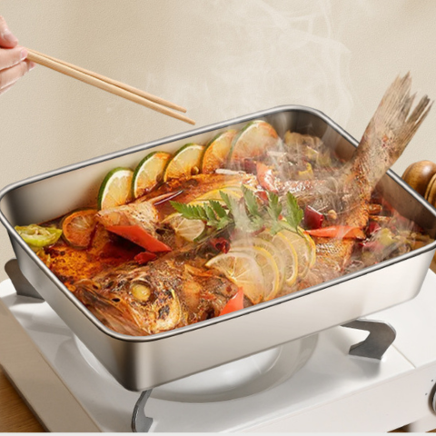 Contenitore per alimenti in acciaio inox 304 che mantiene il cibo fresco fino a 4 settimane