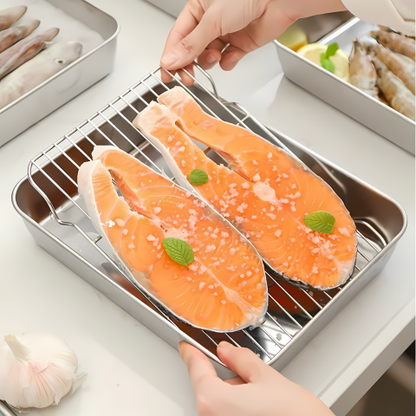 Contenitore per alimenti in acciaio inox 304 che mantiene il cibo fresco fino a 4 settimane