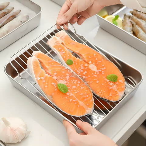 Contenitore per alimenti in acciaio inox 304 che mantiene il cibo fresco fino a 4 settimane