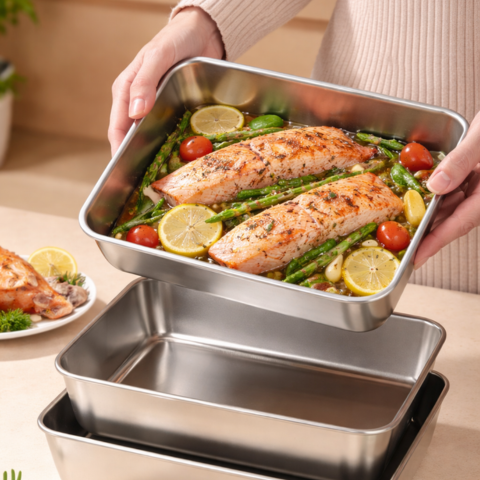 Contenitore premium per alimenti in acciaio inox 304 di grado medico – mantiene la freschezza fino a 4 settimane