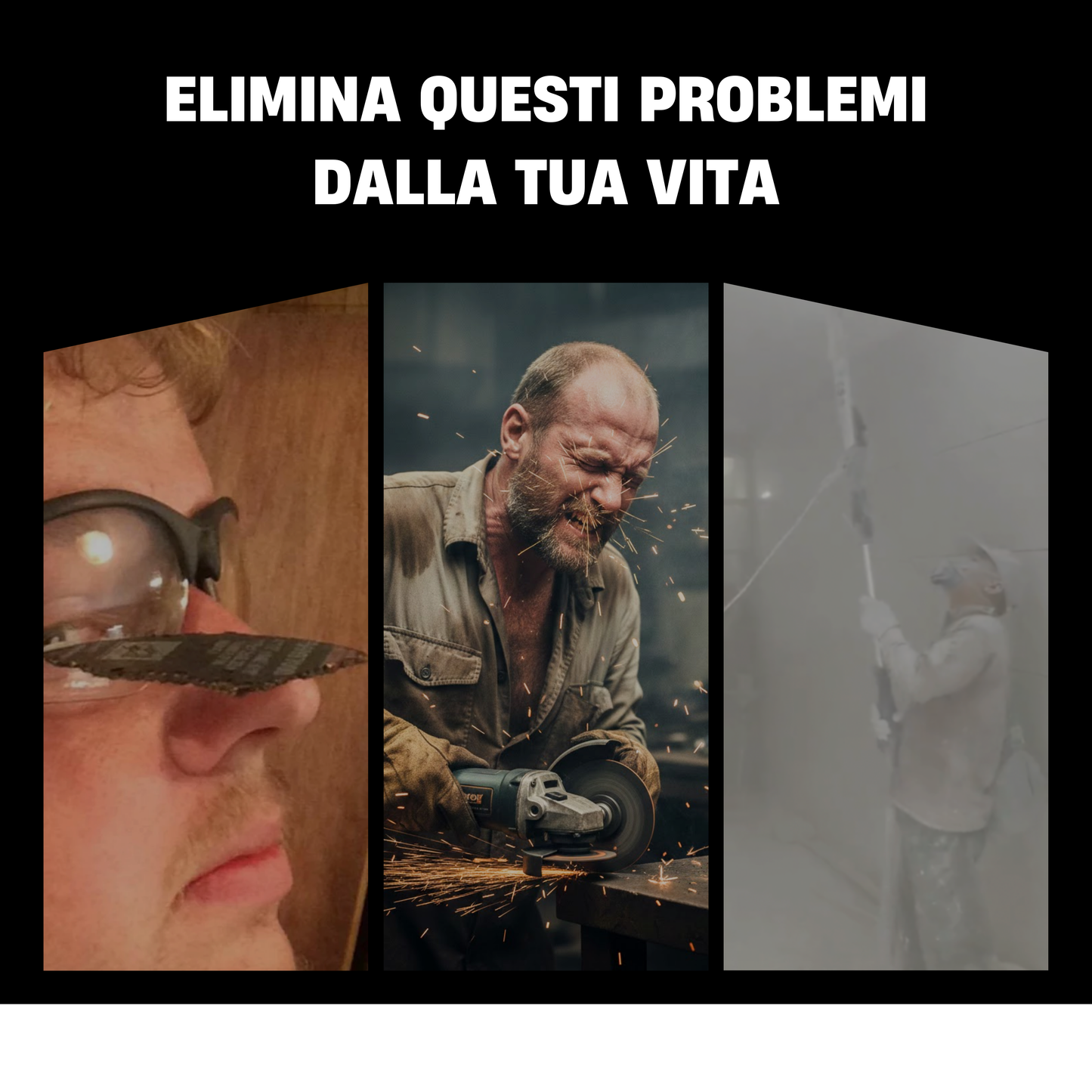 Visiera Protettiva Anti-Polvere, Anti-Nebbia e Anti-Schegge