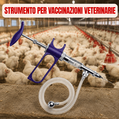 Strumento per iniezioni per il bestiame – Pratico, preciso e veloce