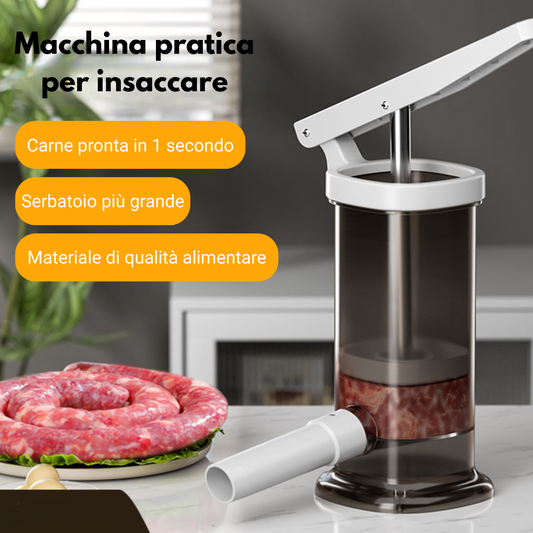 Macchina per insaccare pratica per la casa – 4 beccucci