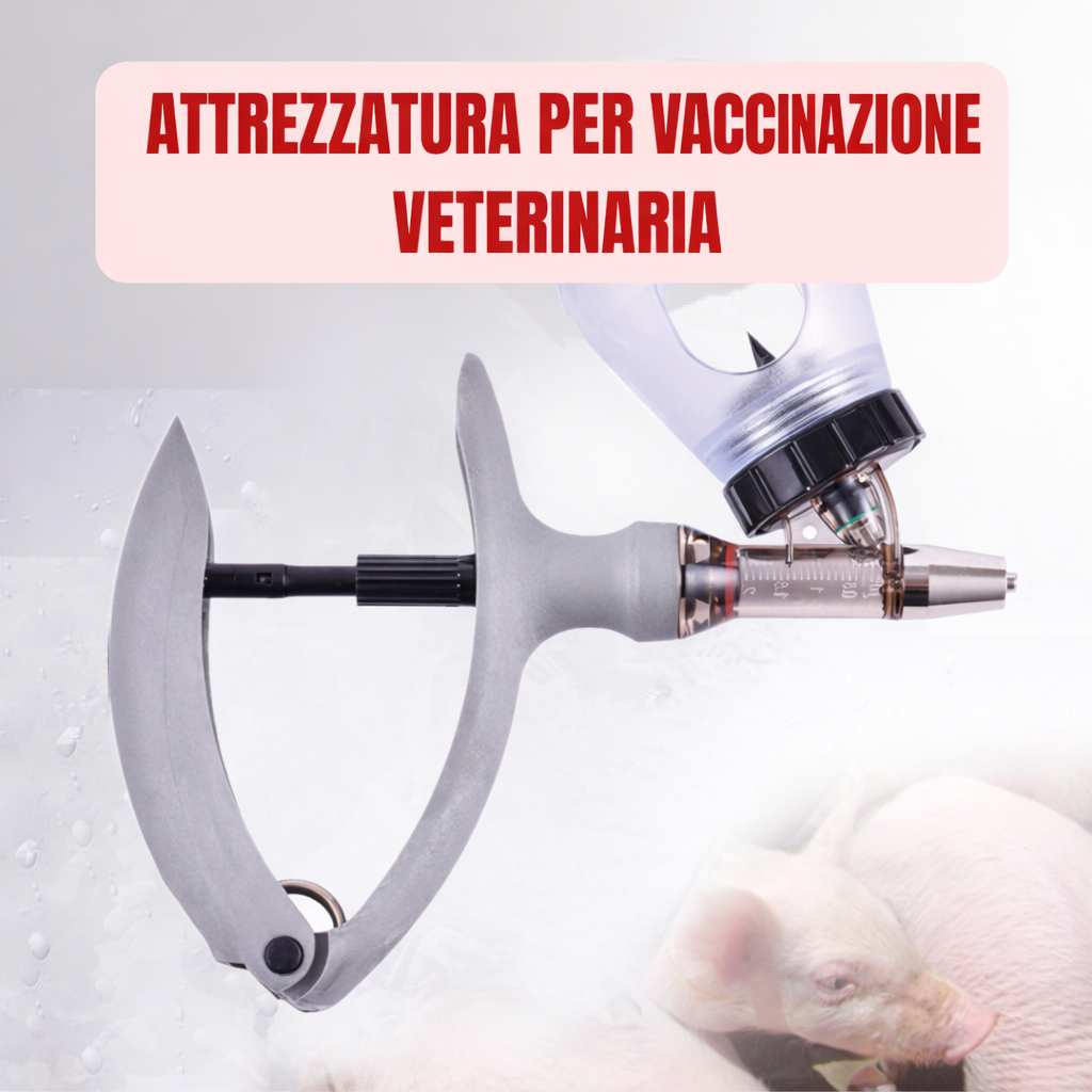 Strumento per iniezioni per il bestiame – Pratico, preciso e veloce