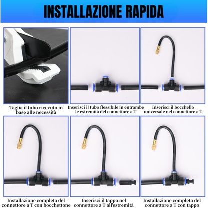 Irrigatore automatico a 360° con nebulizzazione e raffreddamento