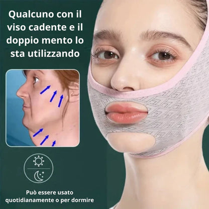 Maschera di bellezza per il sonno per scolpire il viso