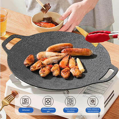 Padella Antiadherente Multiuso A 6 Strati, Adatta Anche Ai Piani Cottura A Induzione