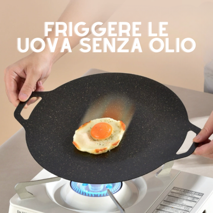Padella antiaderente multiuso a 6 strati, utilizzabile su piani a induzione