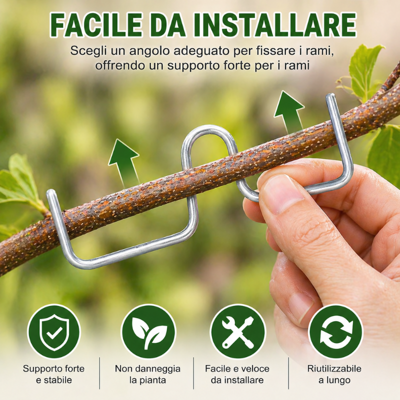 Set da 50 pezzi di strumenti per piegare i rami in stile Giapponese – la soluzione per favorire la fioritura e ottenere frutti più belli